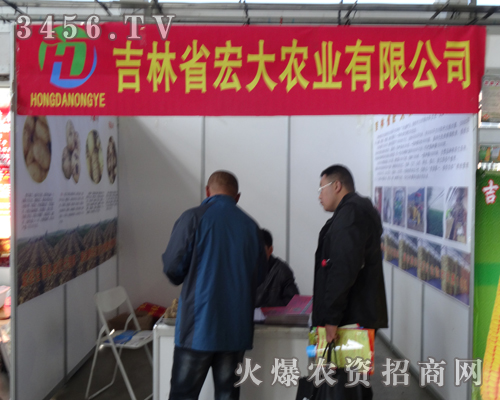 吉林省宏大農(nóng)業(yè)在2013長春農(nóng)藥會的展位精美大氣